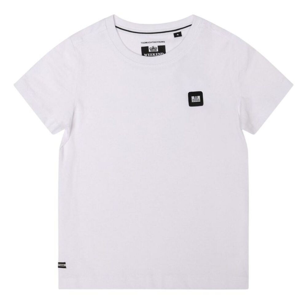 Weekend Offender Childrens/Kids Kingston Cotton T-Shirt / White